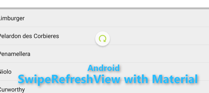 SwipeRefreshLayout r21はListViewじゃないとうまく動かない SwipeRefreshLayout r21はListViewじゃないとうまく動かない